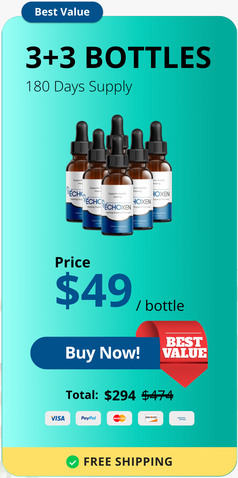 Echoxen Buy 6 Bottles